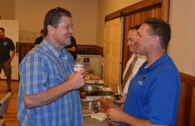 Lemoore Police Chief Darrell Smith and Kings County Sheriff Dave Robinson discuss Measure K on June election night when it narrowly missed passing.